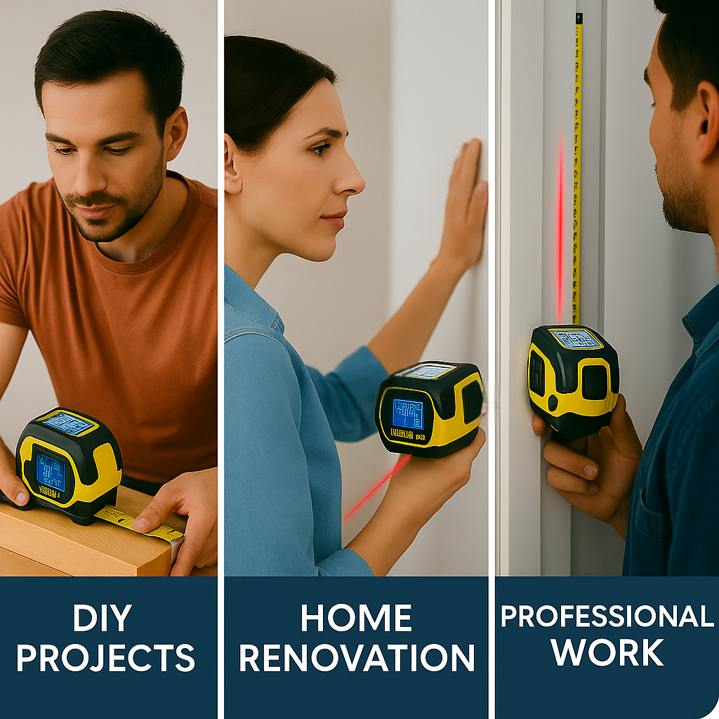 LineMark Pro™ – Rechargeable Digital Laser Tape Measure