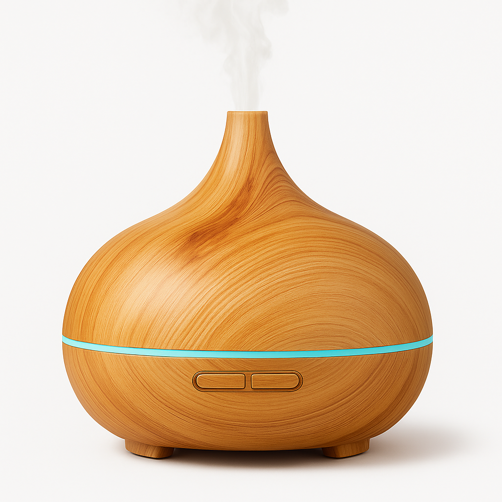 🔥 Diffuse Luxe – 5-in-1 Aromatherapy, Humidifier & Mood Light Breathe deeper. Live calmer. Glow brighter.