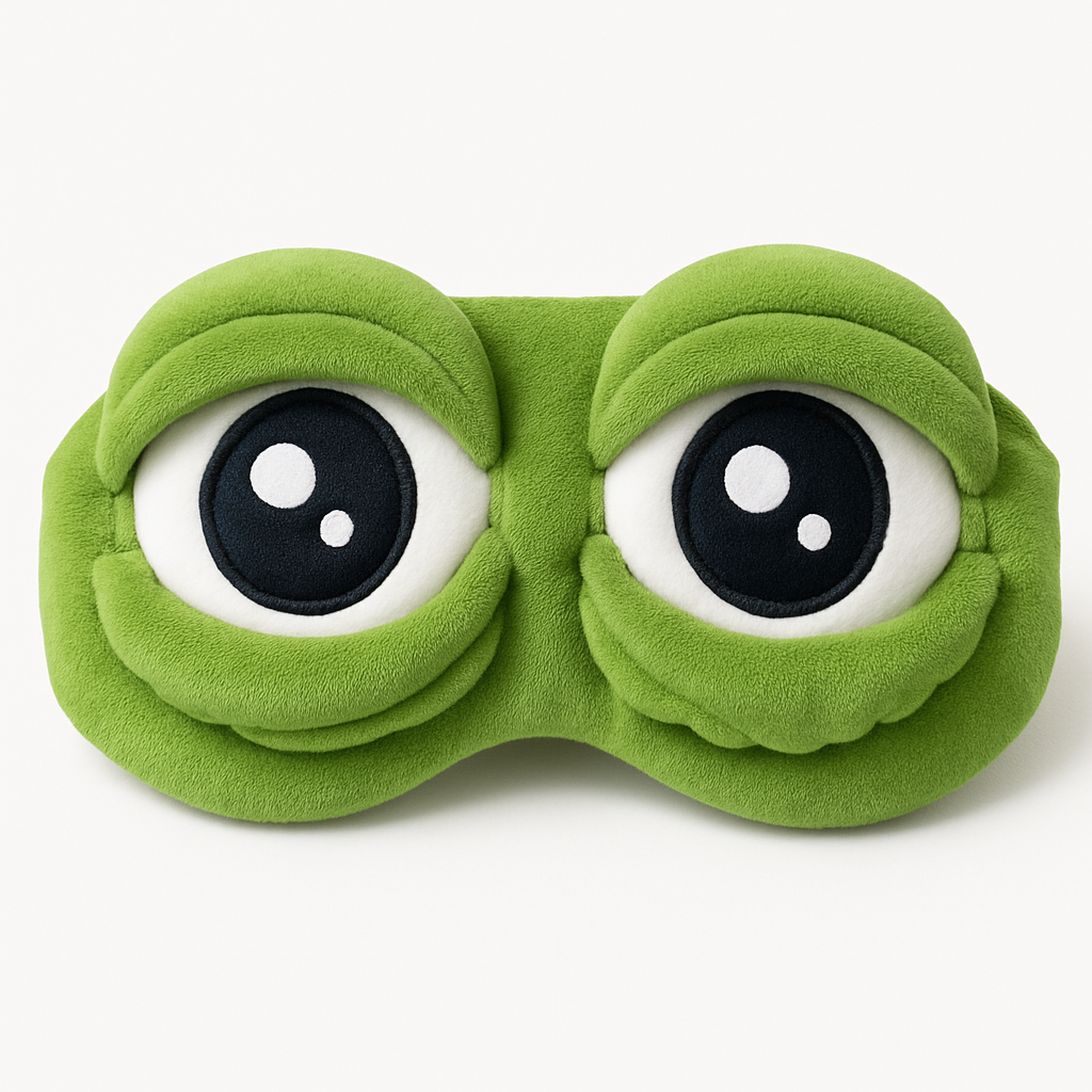 DreamRibbit™ – 3D Frog-Shaped Contoured Sleep Mask