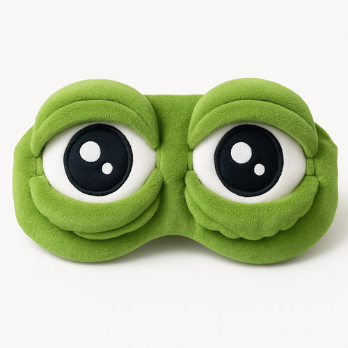 DreamRibbit™ – 3D Frog-Shaped Contoured Sleep Mask