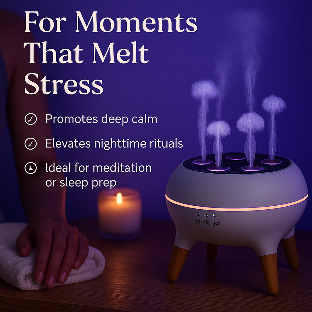 JellyGlow™ – Soothing Jellyfish Humidifier & Night Light