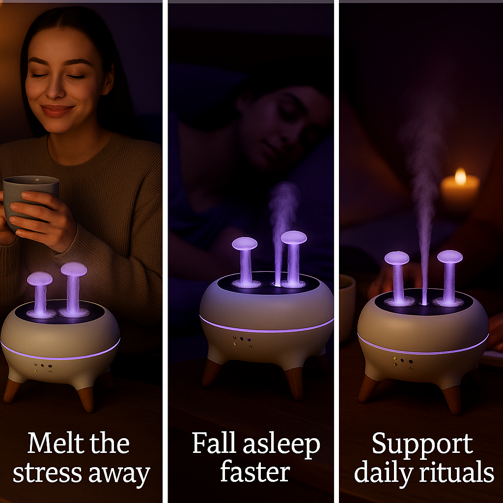 JellyGlow™ – Soothing Jellyfish Humidifier & Night Light