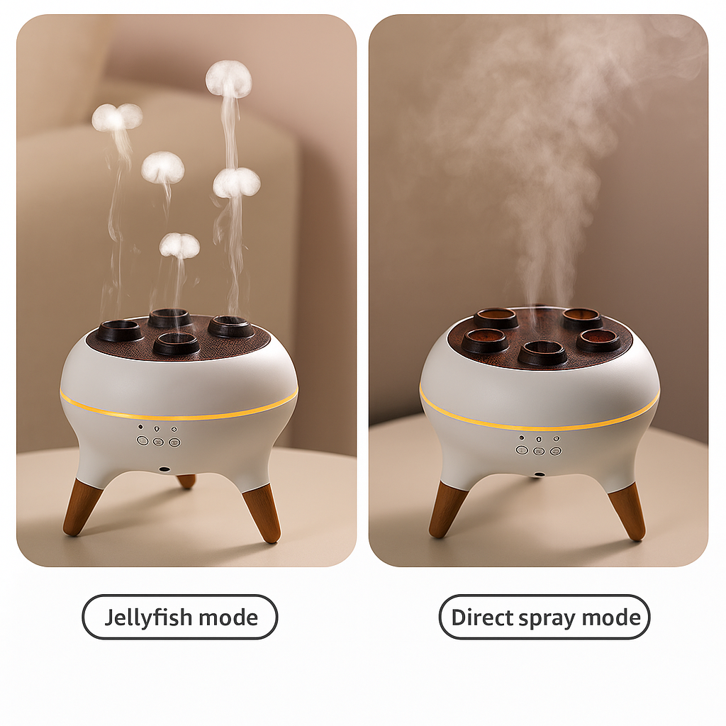 JellyGlow™ – Soothing Jellyfish Humidifier & Night Light
