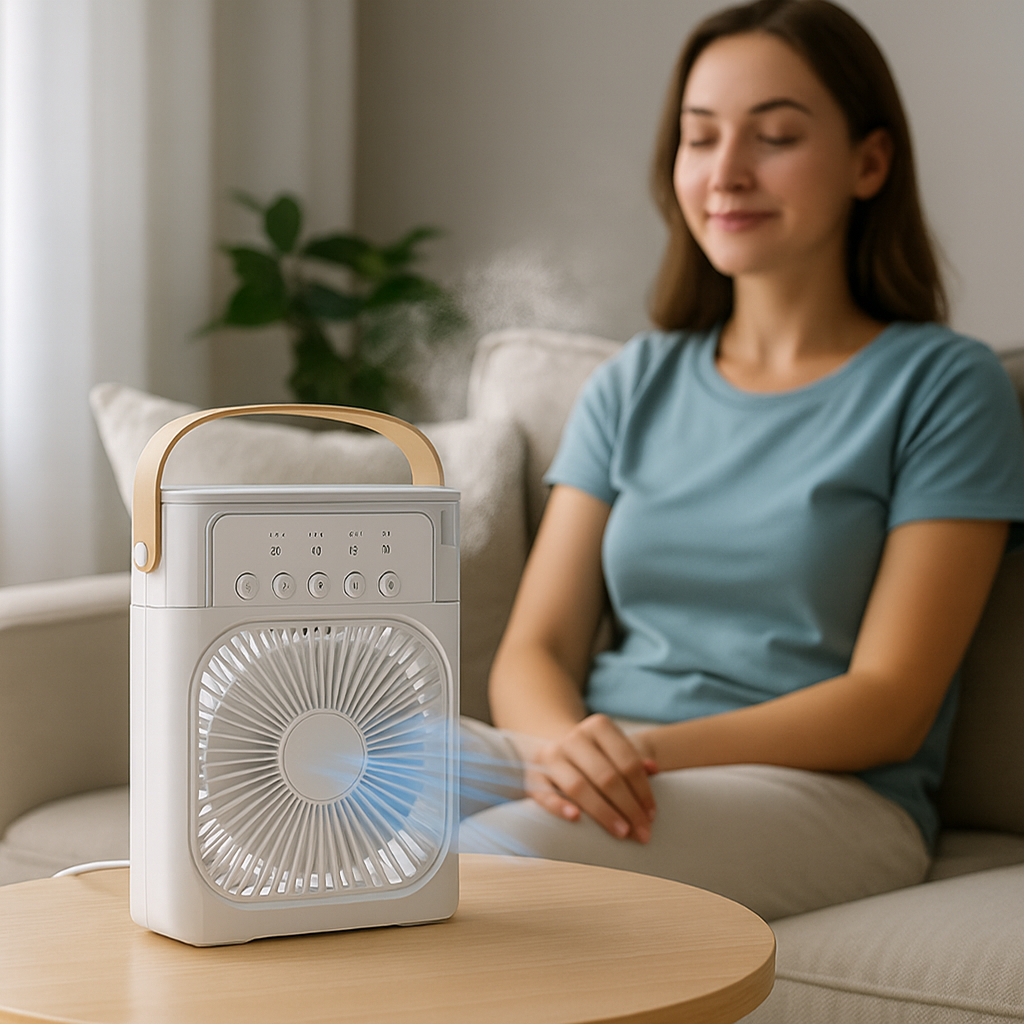 BreezePod™ – Portable Personal Air Cooler & Humidifier