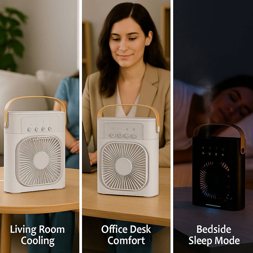 BreezePod™ – Portable Personal Air Cooler & Humidifier