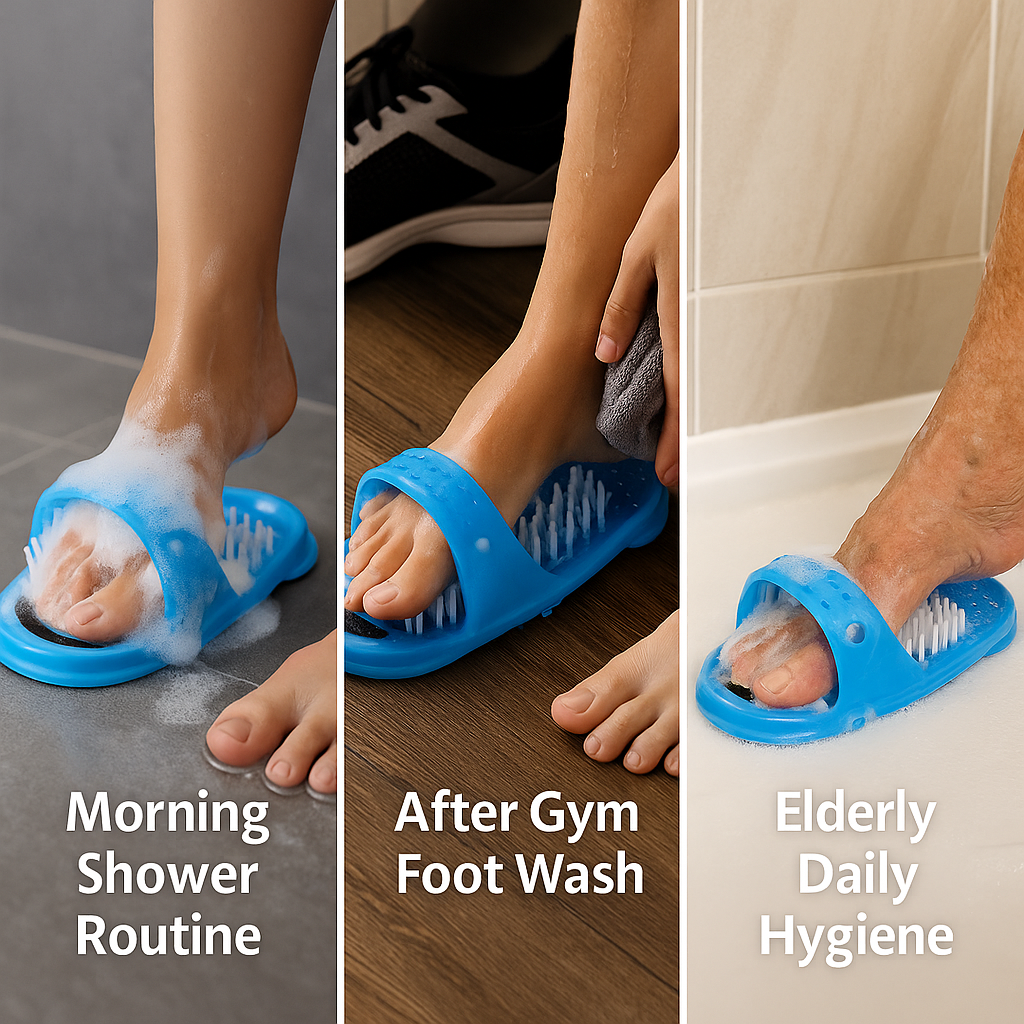 MopWalk™ – Hands-Free Cleaning Slippers