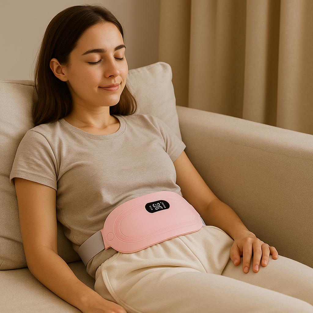 SootheFlow™ – Wireless Electric Heat & Period Cramp Relief Belt