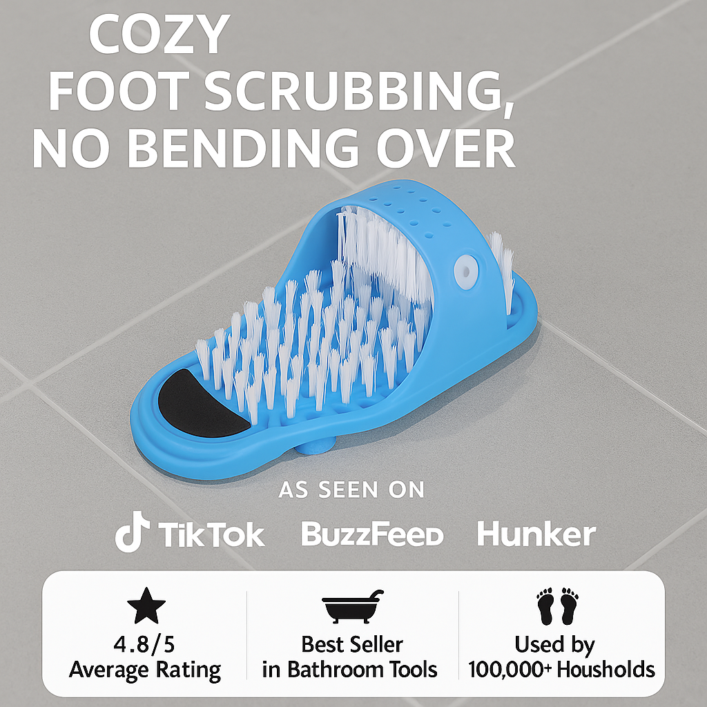 MopWalk™ – Hands-Free Cleaning Slippers