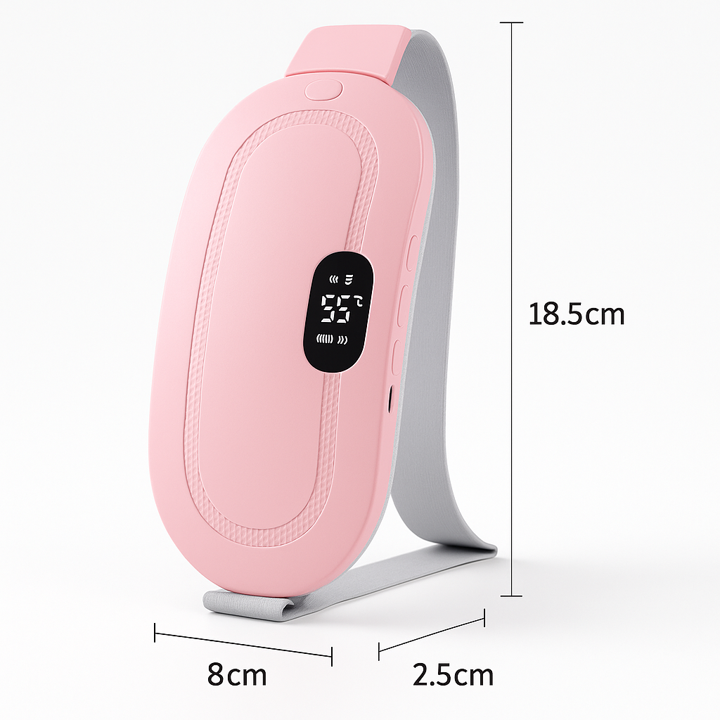 SootheFlow™ – Wireless Electric Heat & Period Cramp Relief Belt