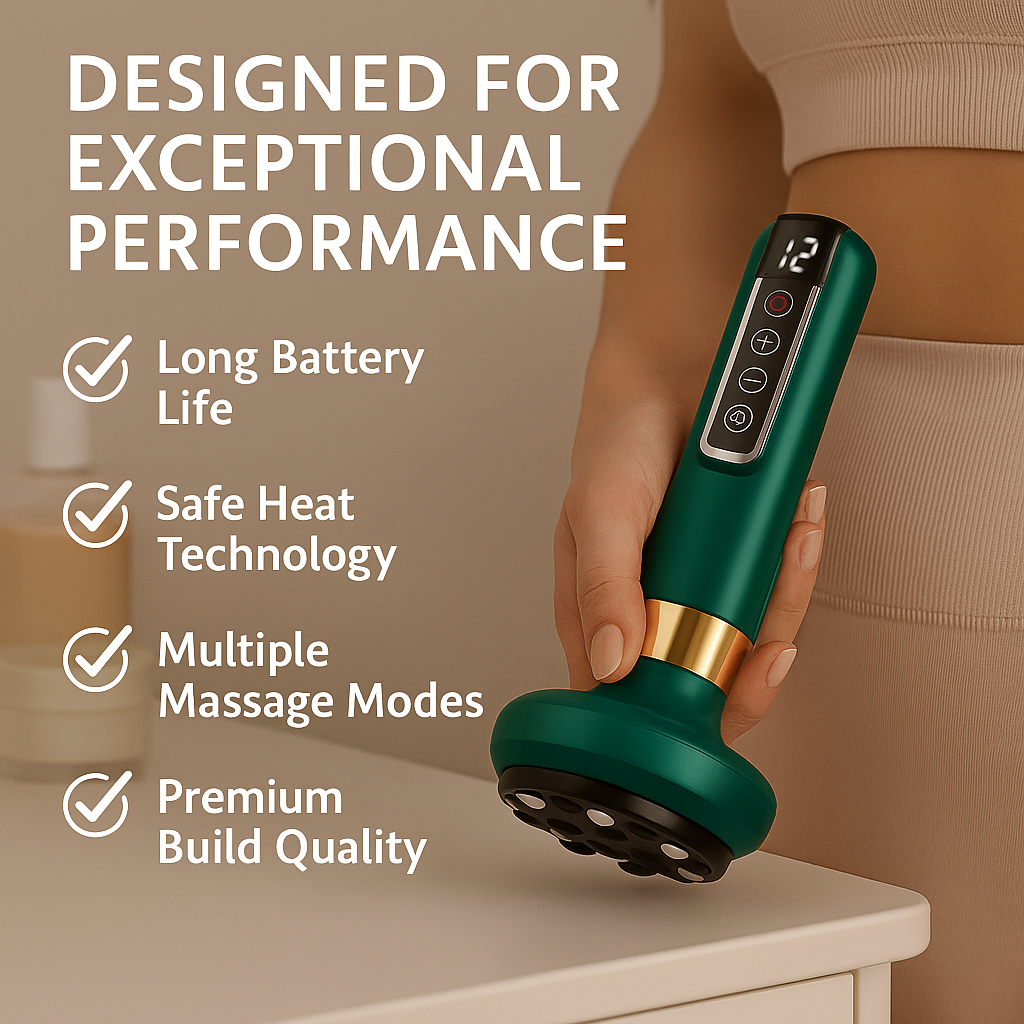 SilkSculpt™ – Rechargeable Anti-Cellulite GuaSha Body Slimming Massager