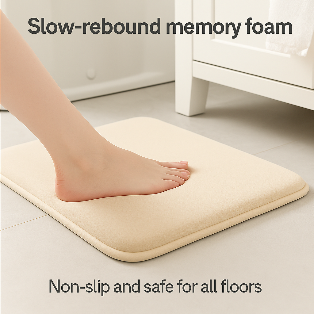 SorbSoft™ – Non-Slip Bathroom Mat with Quick-Dry Tech