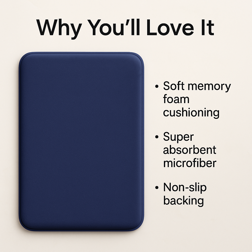 SorbSoft™ – Non-Slip Bathroom Mat with Quick-Dry Tech