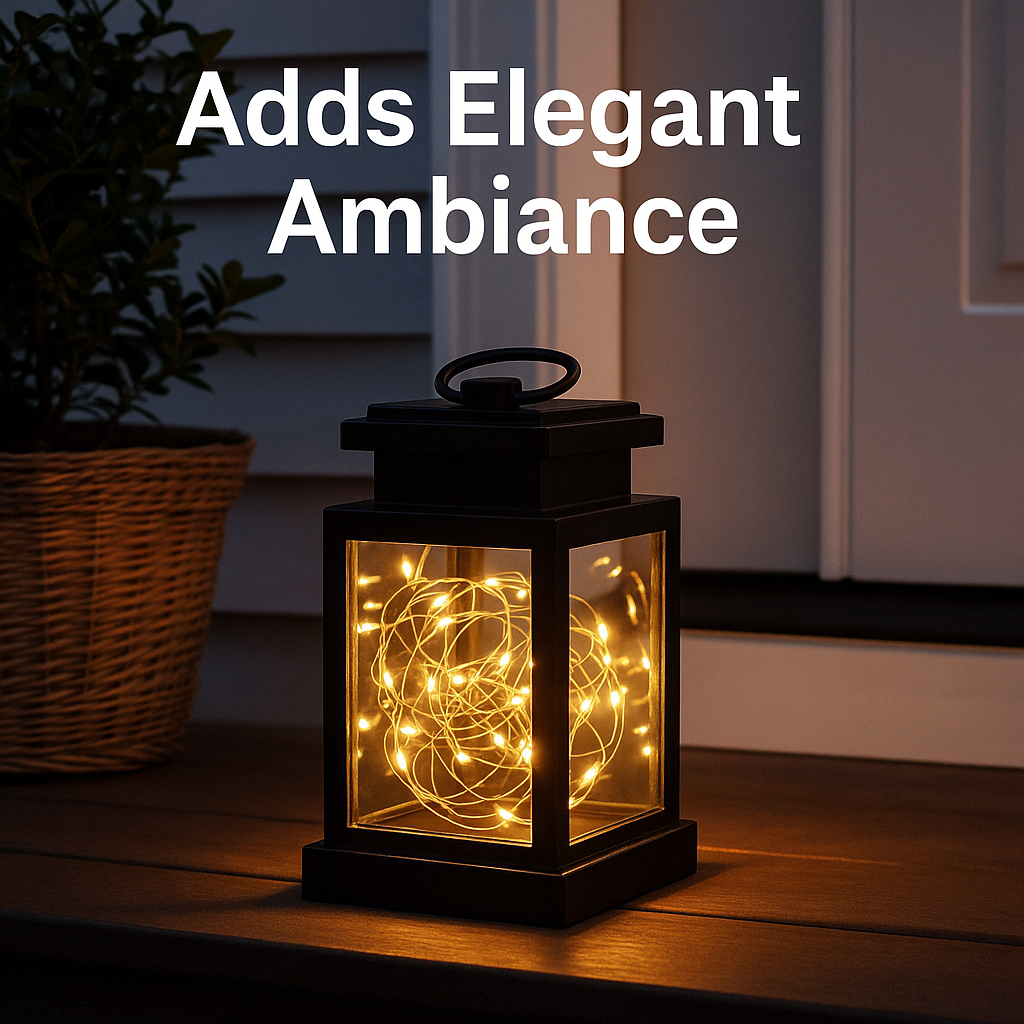 Solora™ – Solar Rattan LED Lantern for Outdoor Ambience