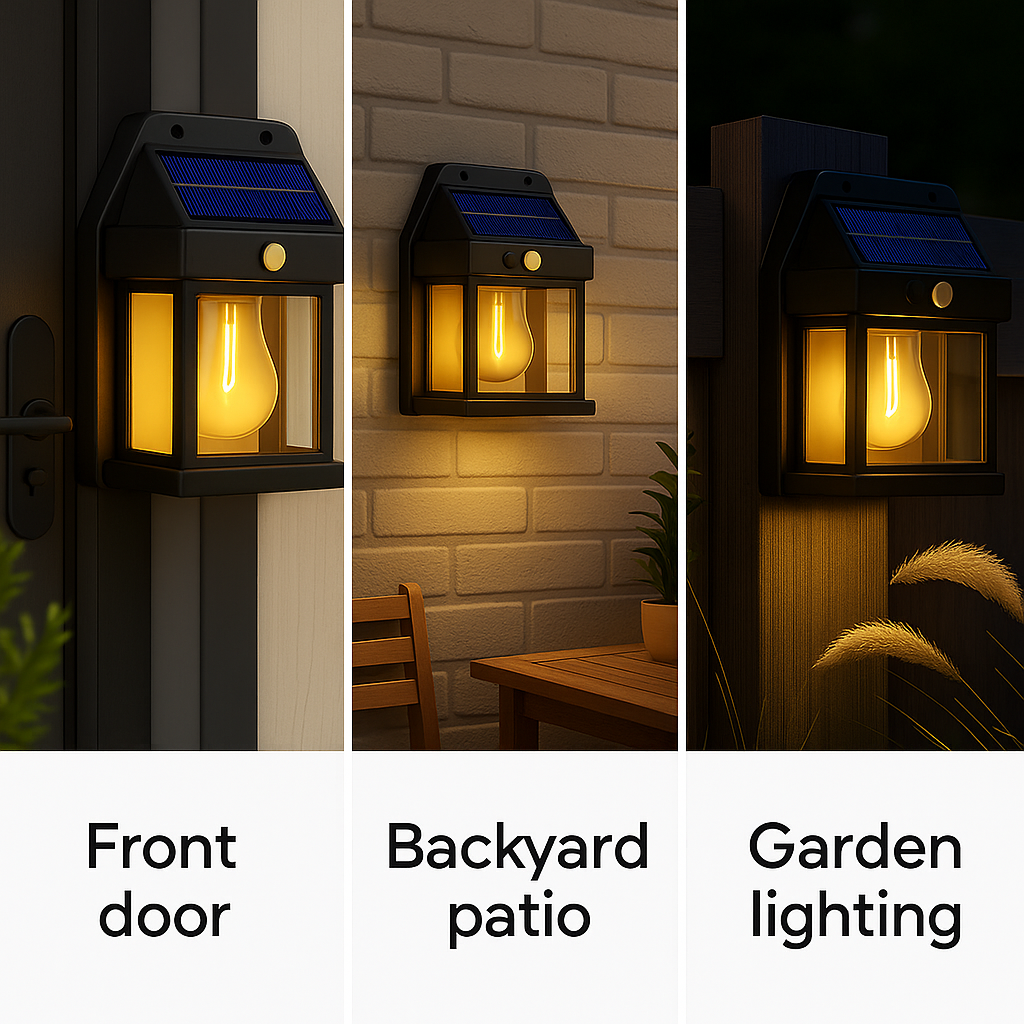HaloCage™ – Vintage Solar LED Hanging Lantern Waterproof Fixture