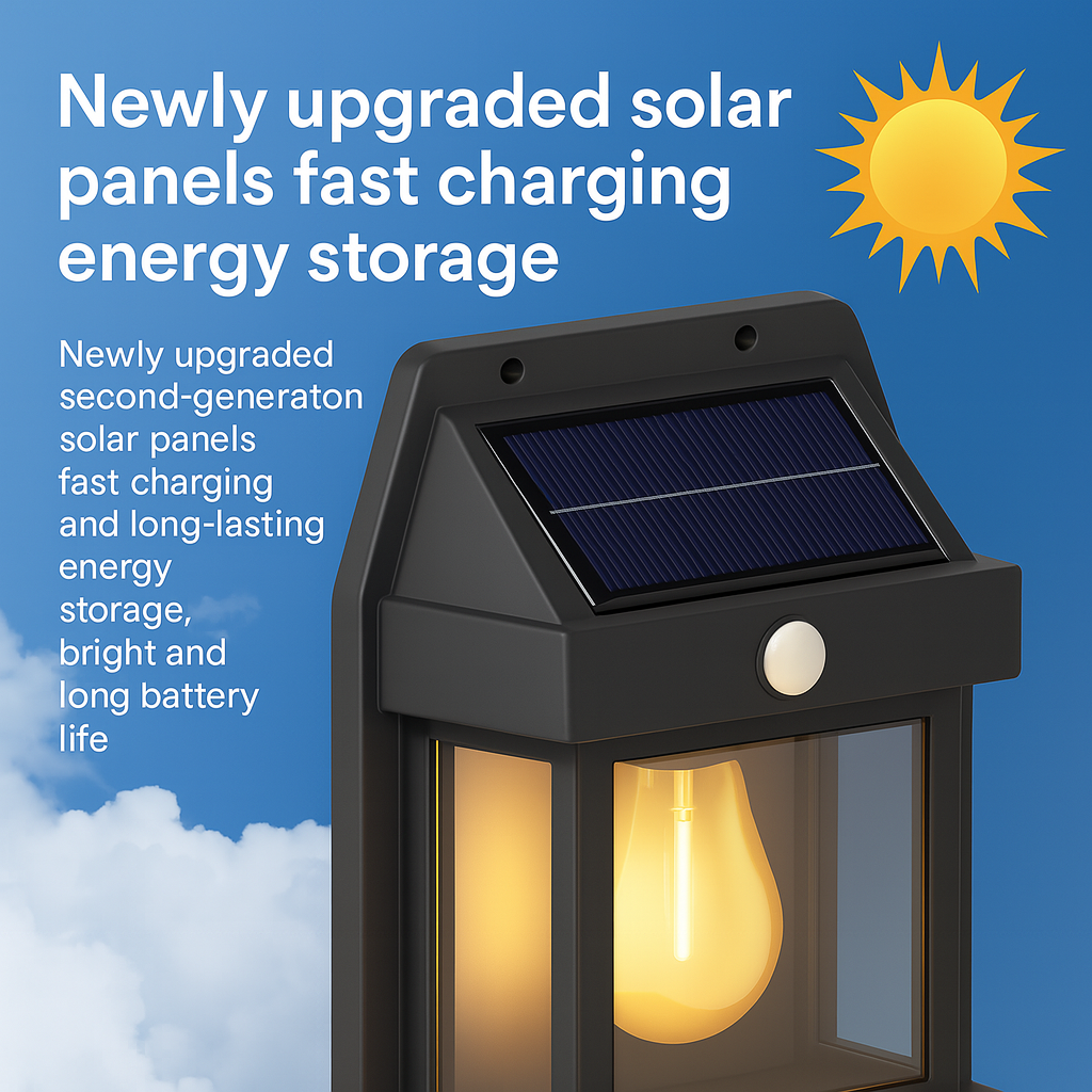 HaloCage™ – Vintage Solar LED Hanging Lantern Waterproof Fixture