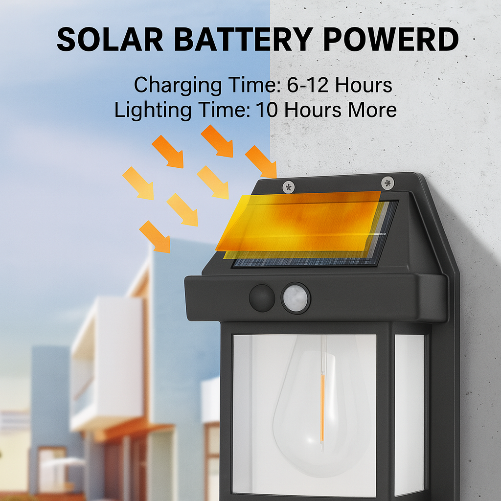 HaloCage™ – Vintage Solar LED Hanging Lantern Waterproof Fixture