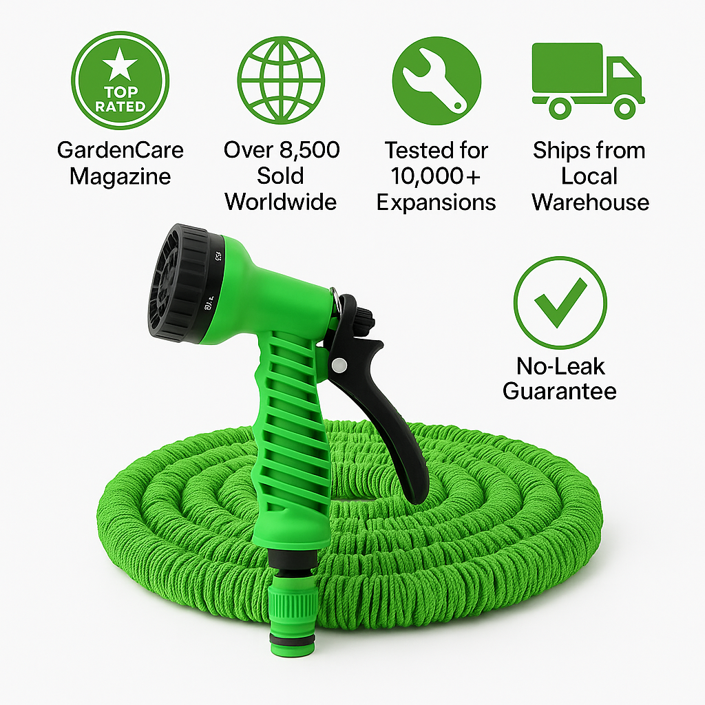 Florra Expand™ – Ultra-Flexible Expandable High-Pressure Garden Hose