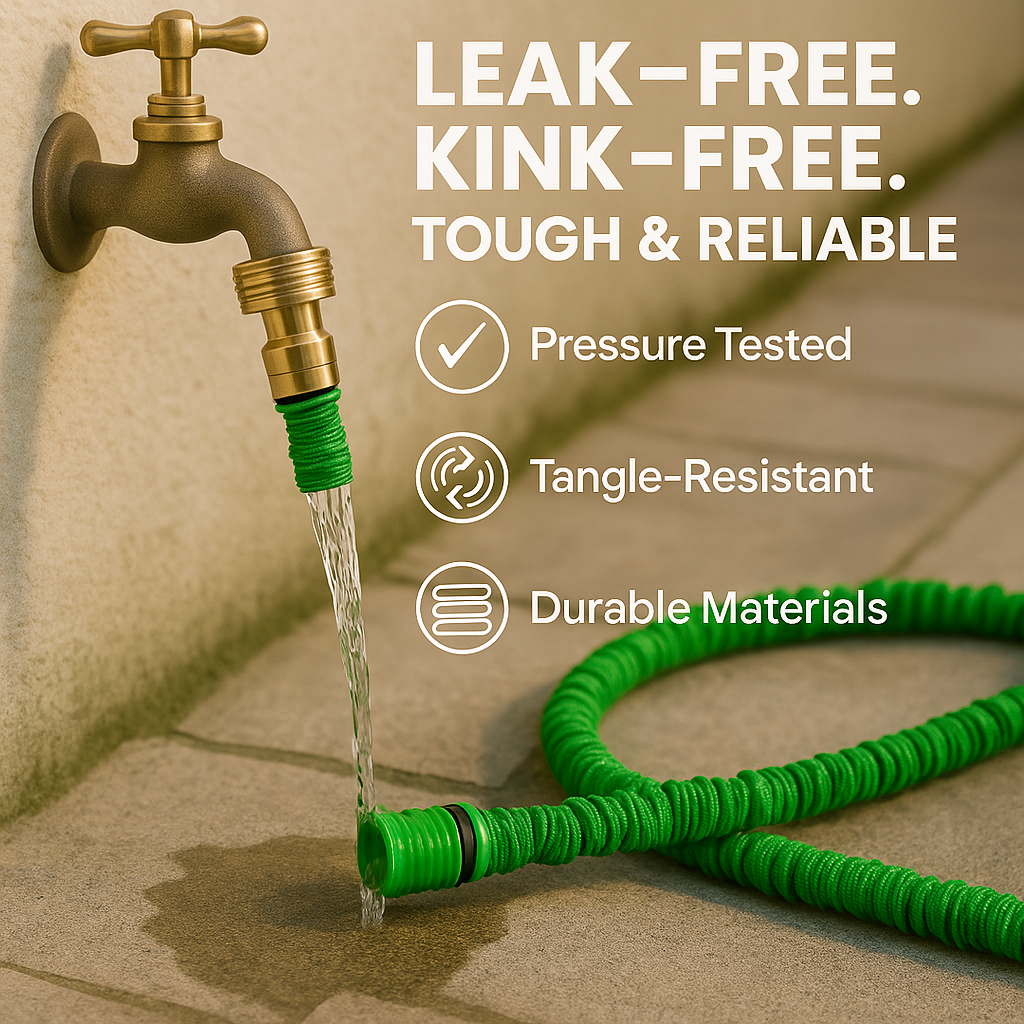 Florra Expand™ – Ultra-Flexible Expandable High-Pressure Garden Hose