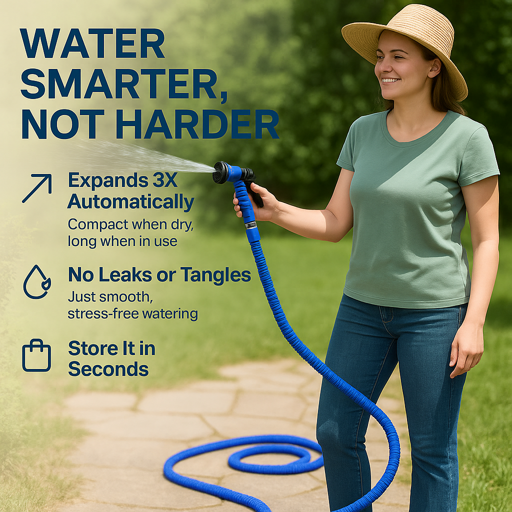 Florra Expand™ – Ultra-Flexible Expandable High-Pressure Garden Hose