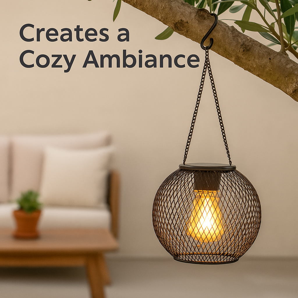 SolarGlow™ – Decorative Outdoor Solar Waterproof Lantern