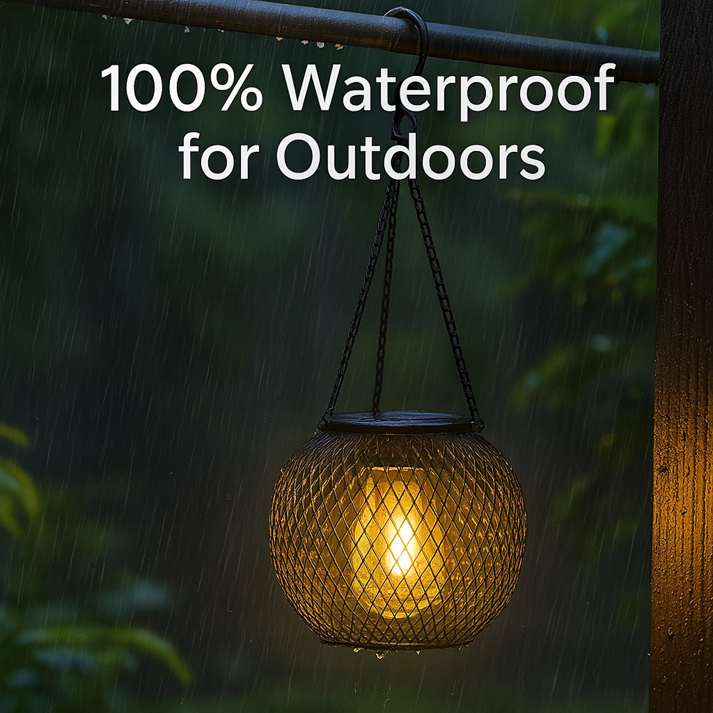 SolarGlow™ – Decorative Outdoor Solar Waterproof Lantern