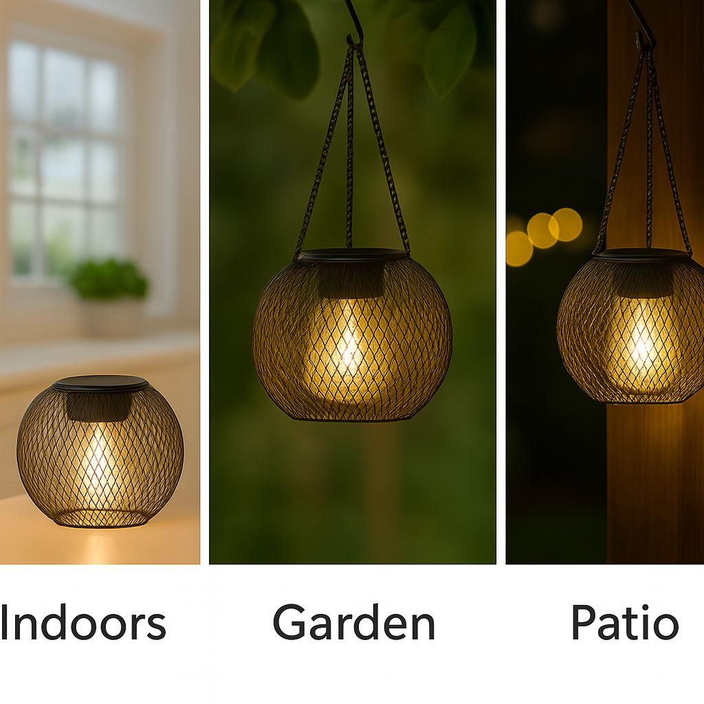 SolarGlow™ – Decorative Outdoor Solar Waterproof Lantern