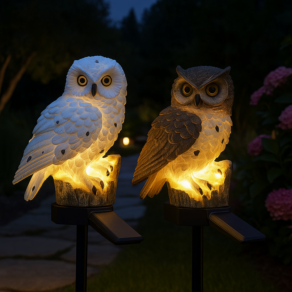 Owlight™ – Solar Owl Garden LED Lights