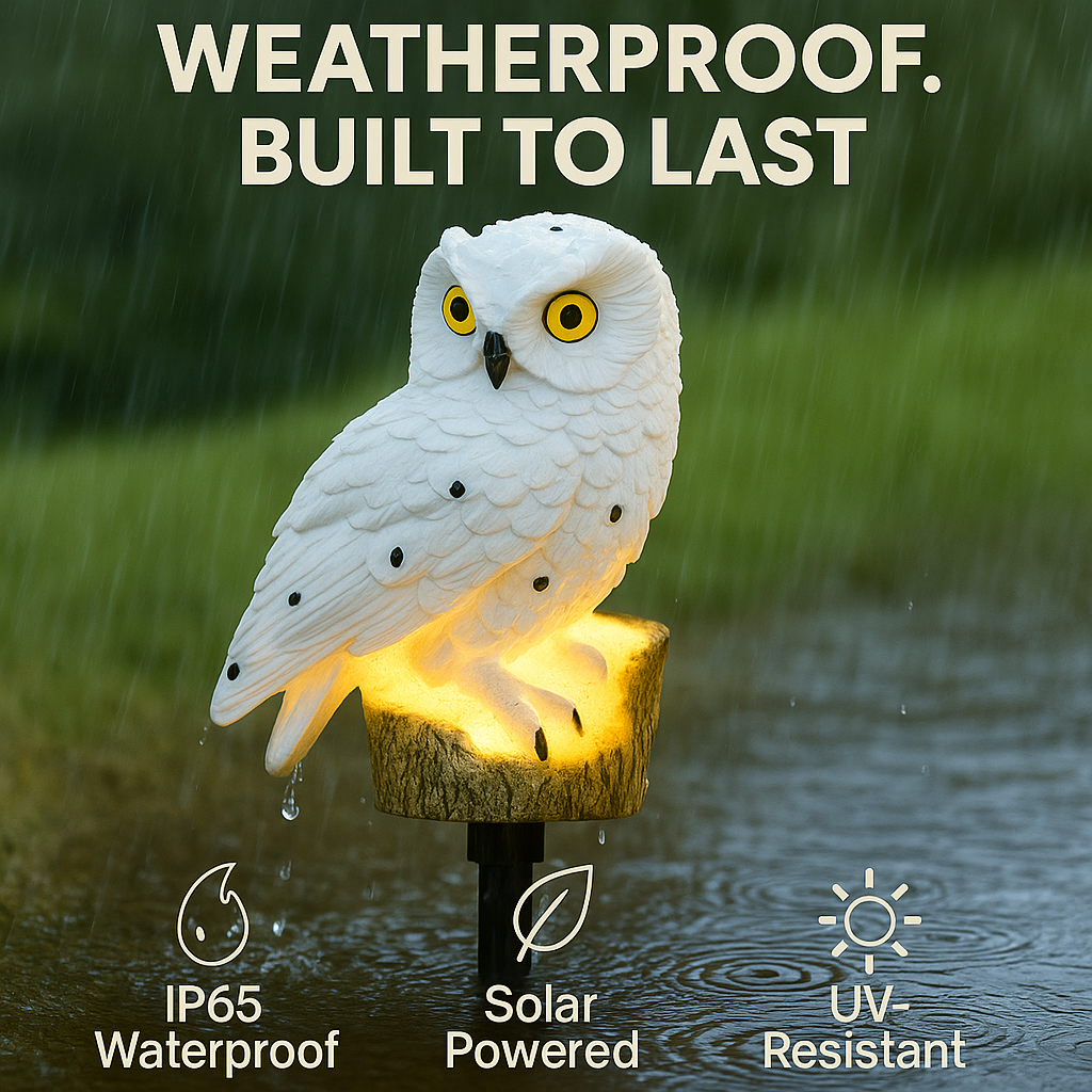 Owlight™ – Solar Owl Garden LED Lights