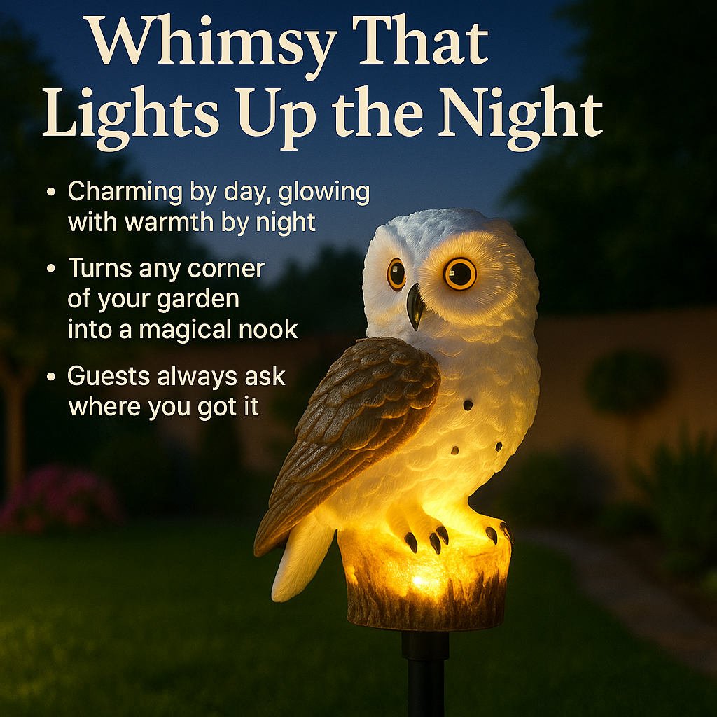 Owlight™ – Solar Owl Garden LED Lights