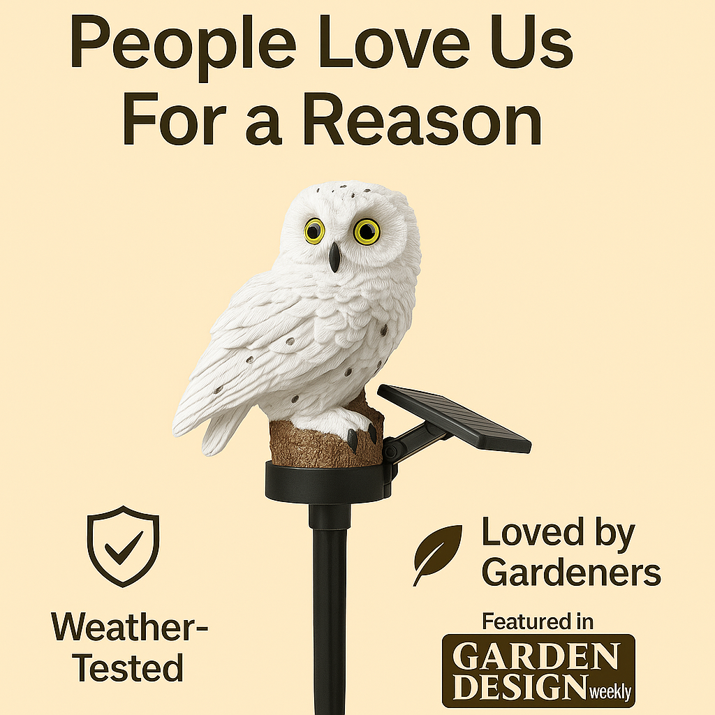 Owlight™ – Solar Owl Garden LED Lights