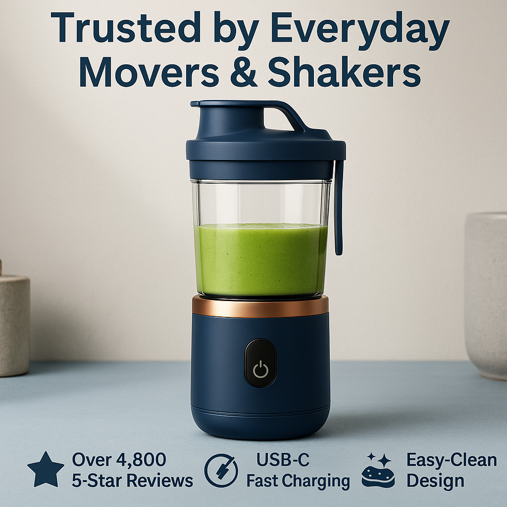 BlendroGo™ – Portable USB Smoothie Blender