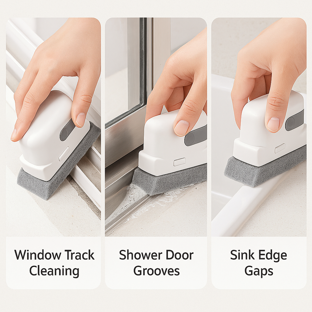 GapSweep™ – Minimalist Crevice & Recess Cleaning Brush