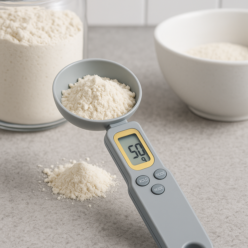 PortaWeigh™ – Digital Spoon Scale for Precision Cooking