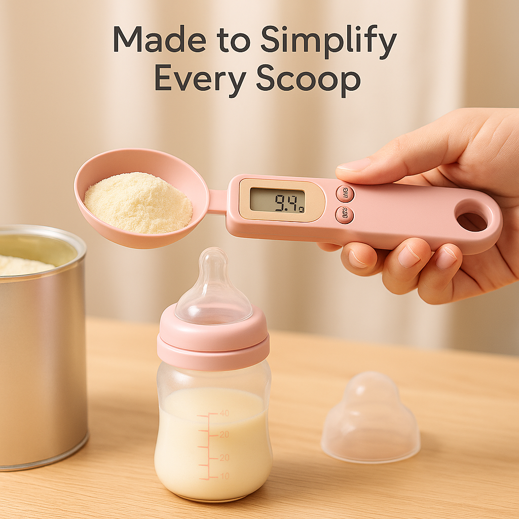PortaWeigh™ – Digital Spoon Scale for Precision Cooking