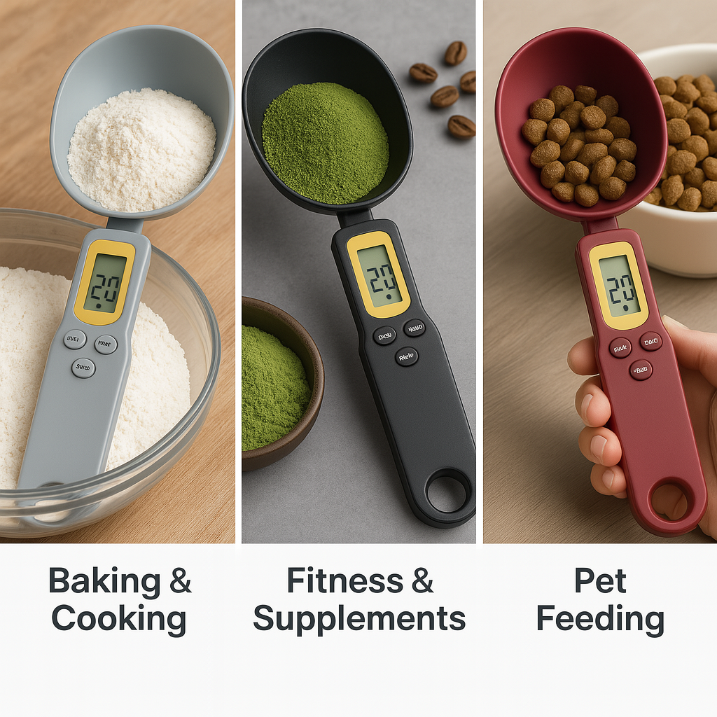 PortaWeigh™ – Digital Spoon Scale for Precision Cooking