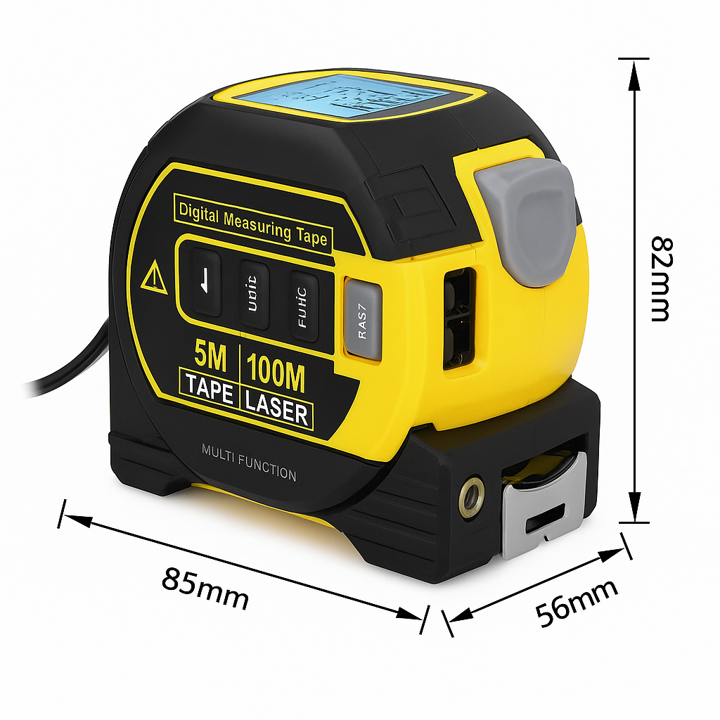 LineMark Pro™ – Rechargeable Digital Laser Tape Measure