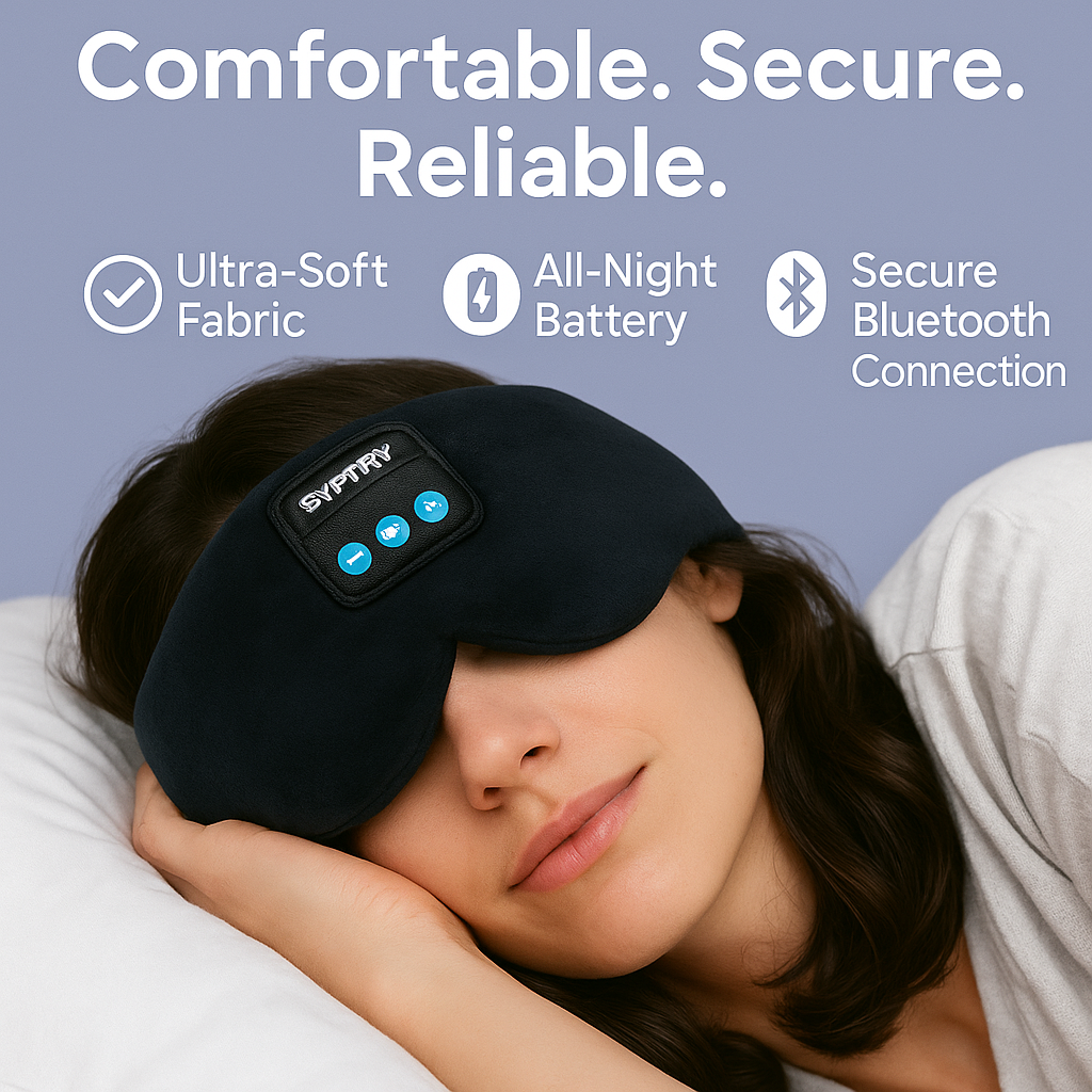 SnoozeBeats™ – Wireless Sleep Headphones Headband