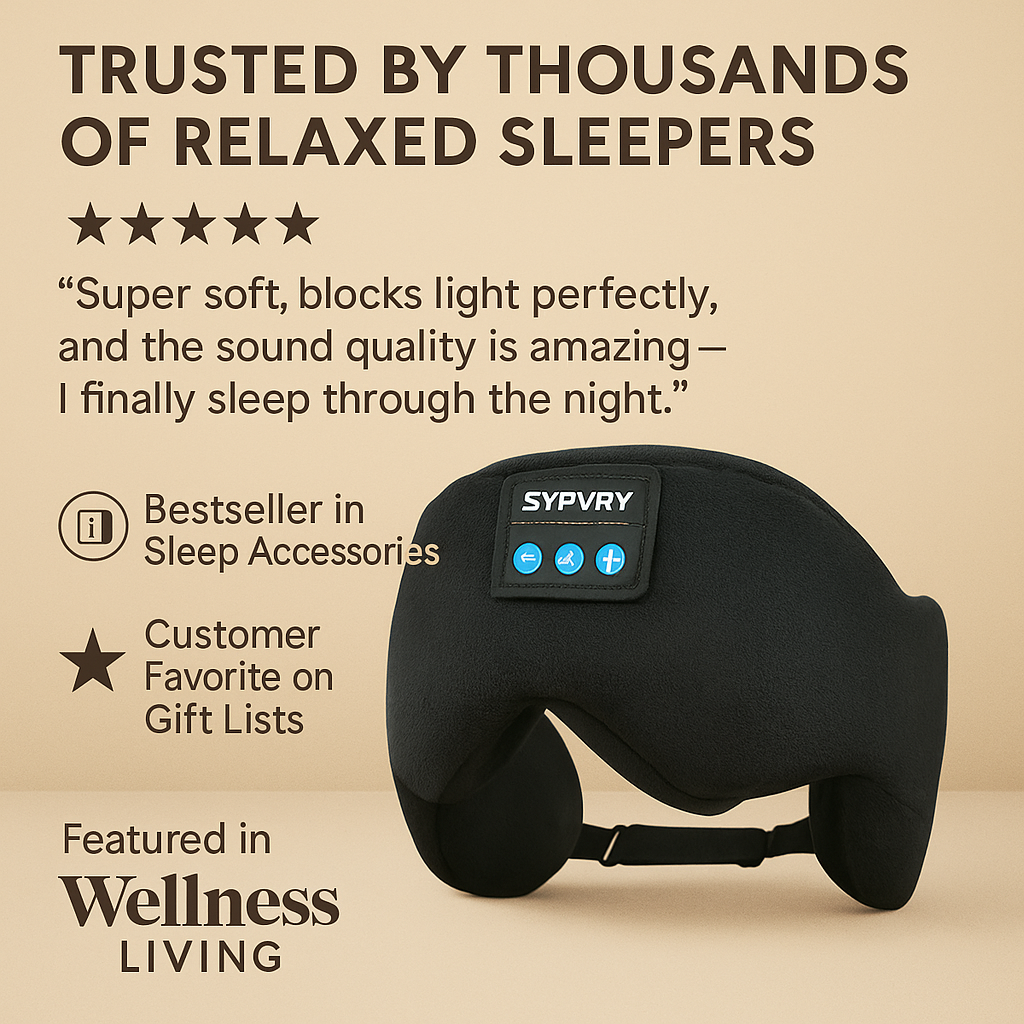 SnoozeBeats™ – Wireless Sleep Headphones Headband