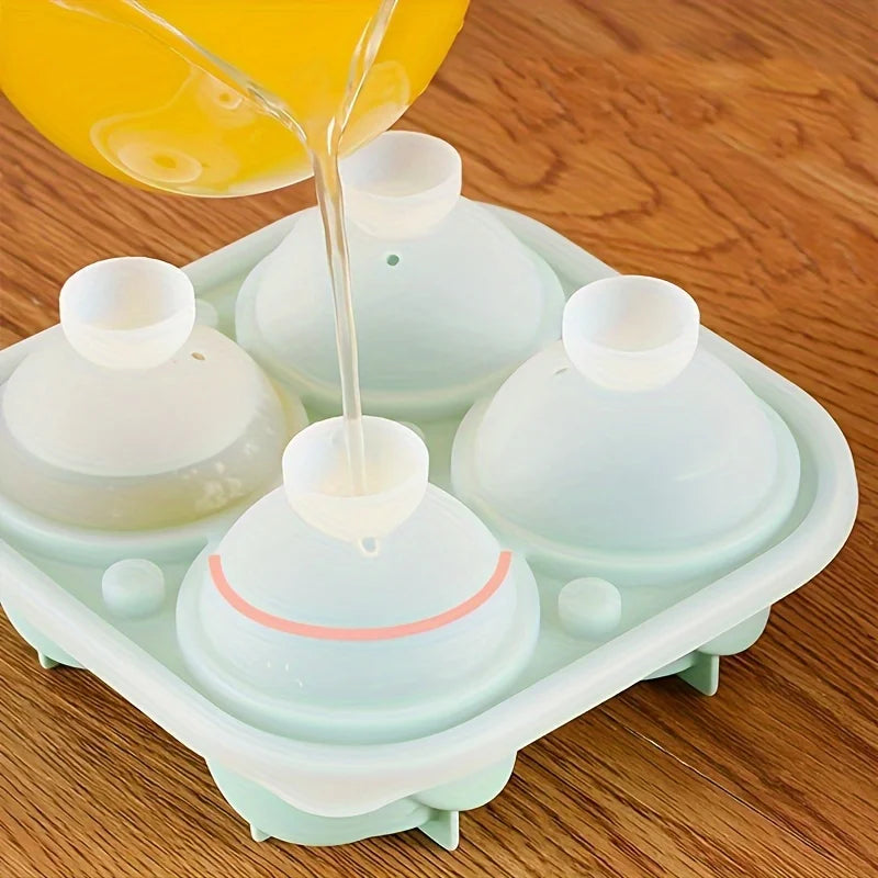 1/2pcs Elegant Rose Shaped Ice Cube Mold Reusable Food Grade Silicone IceTray Ice Ball Mold for Effortless Dessert Summer Drinks