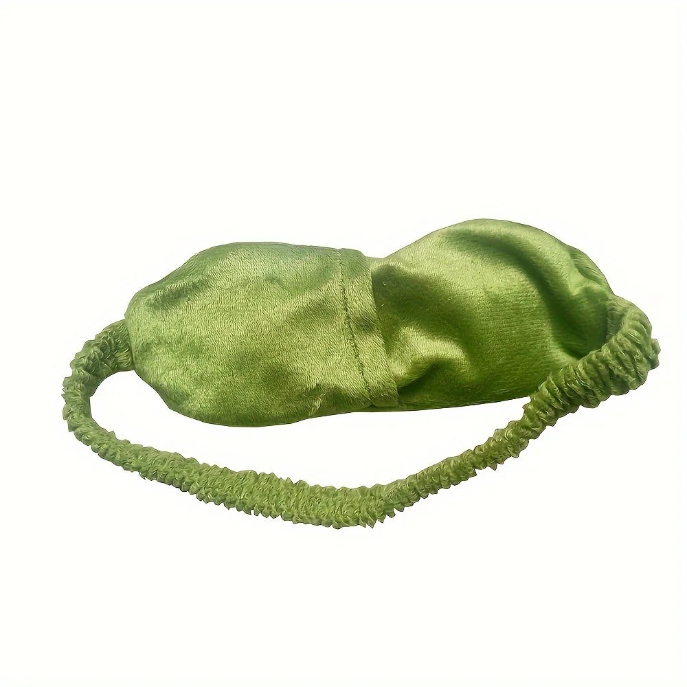 3D Sad Frog Sleep Mask Natural Sleeping Eyeshade Cover Shade Eye Patch Women Men Soft Portable Blindfold Travel Eyepatch