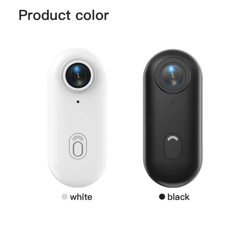4K HD Mini Vlog Camera with WiFi Wireless Portable Action Body Cam for Sports Travel Photography Pocket Sized Video Recorder