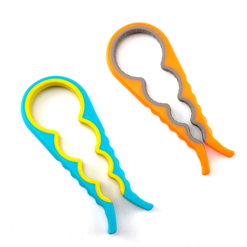 1/2Pcs Multifunctional Cap Opener Four-In-One Cap Opener Can Opener Labor-Saving Cap Opener Kitchen Daily Necessities Bottle Opener Can Opener