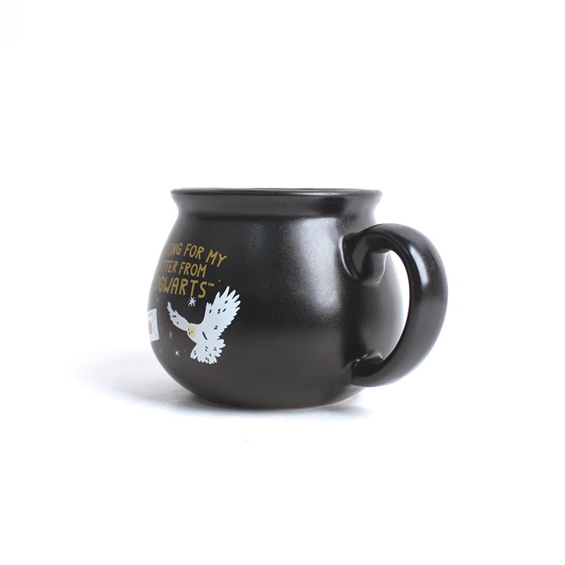 15oz Black Enchanted Cauldron Ceramic Mug New Trendy Fantasy Gift for Magic Lovers Coffee Cup Novelty Birthday Holiday Present