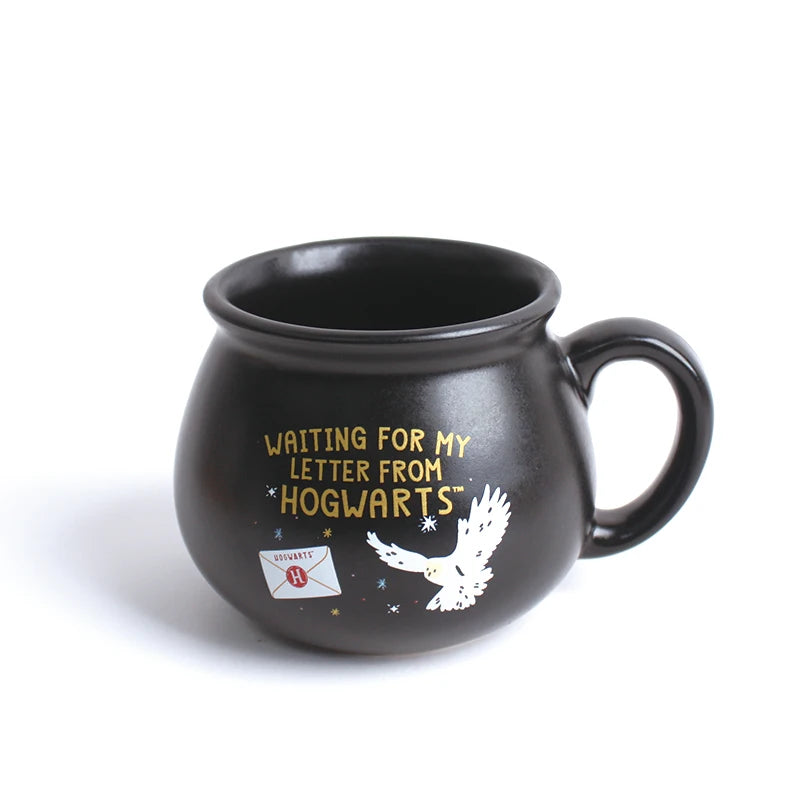 15oz Black Enchanted Cauldron Ceramic Mug New Trendy Fantasy Gift for Magic Lovers Coffee Cup Novelty Birthday Holiday Present