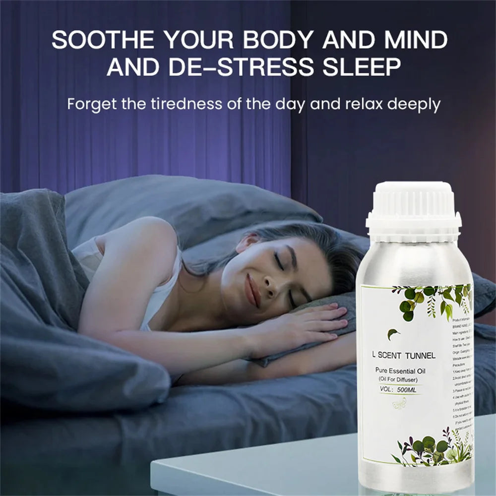 Essential Oils 500ml For Aromatic Diffuser Perfume Oil Air Freshener Smell For Home Fragrance Device Hotel Scent Diffuser Oil