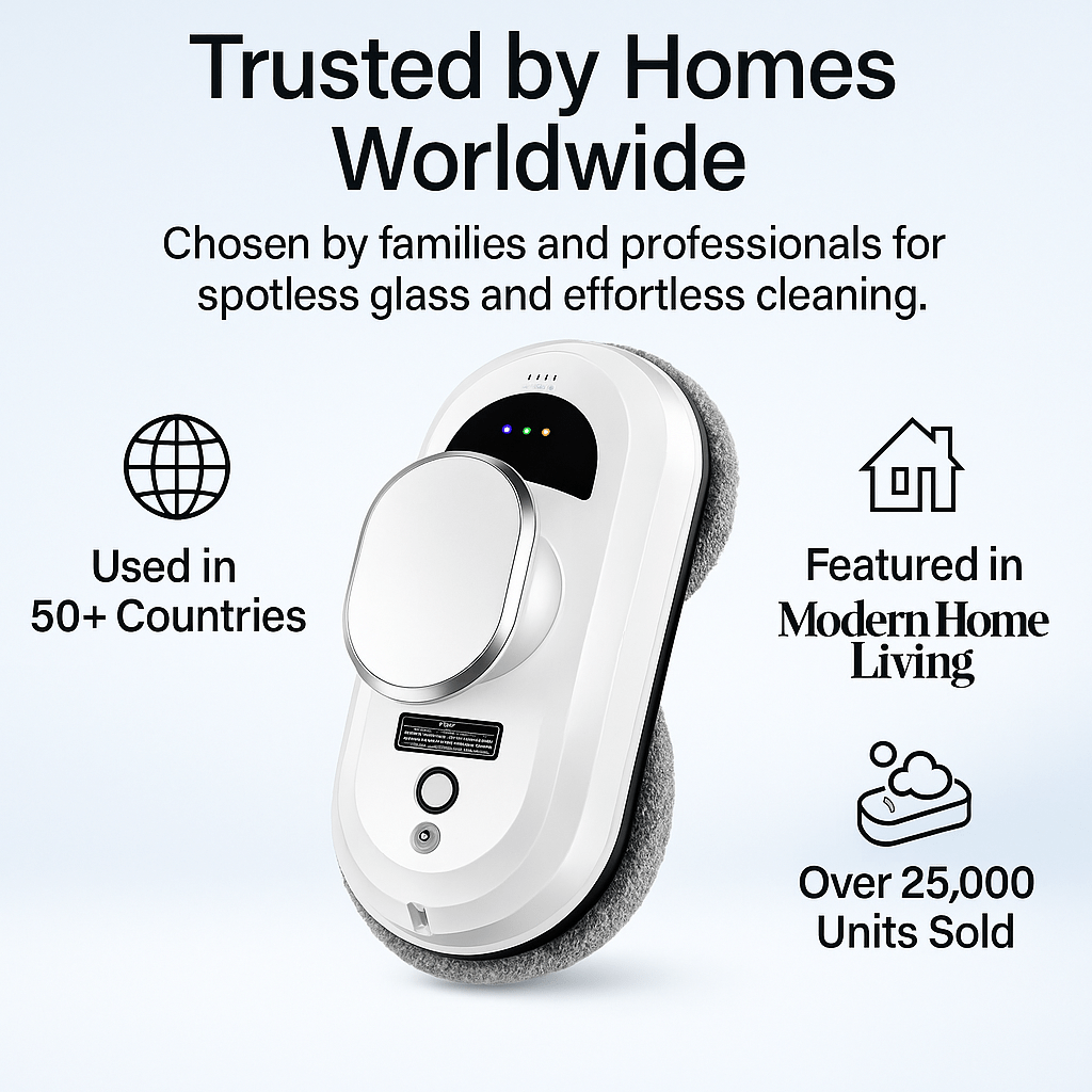 CrystalGlide™ – Smart Window - Cleaning Robot - aqcollective