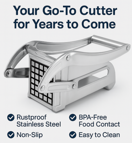 SliceForge™ – Heavy-Duty Manual Potato Cutter