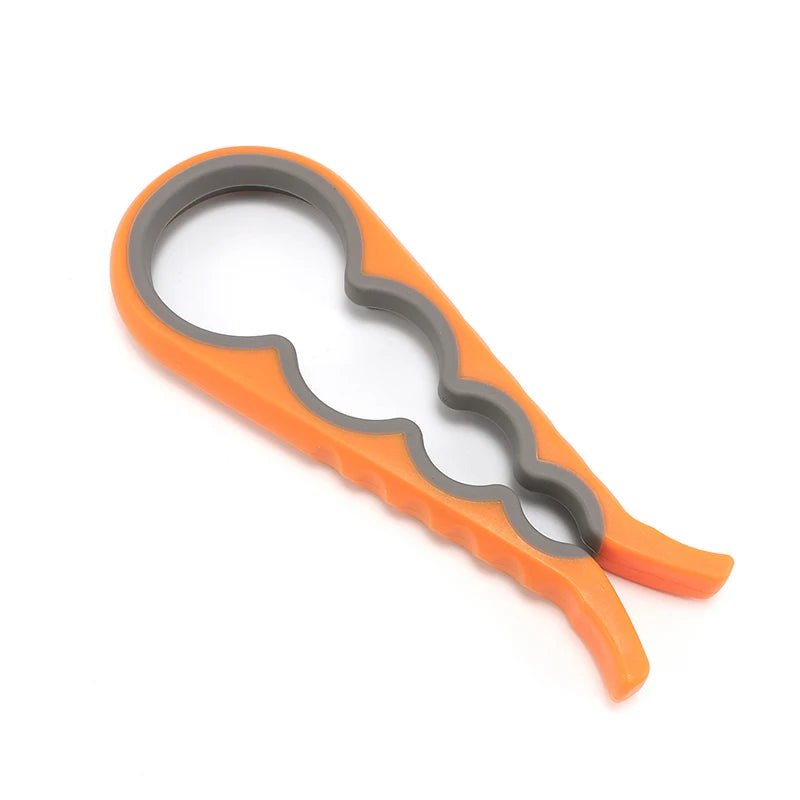 1/2Pcs Multifunctional Cap Opener Four - In - One Cap Opener Can Opener Labor - Saving Cap Opener Kitchen Daily Necessities Bottle Opener Can Opener - aqcollective