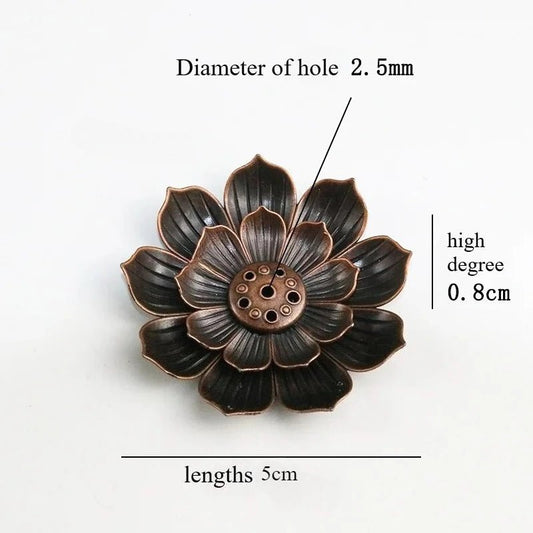 1Pcs Porous Lotus Incense Insertion Zen Line Lncense Lnsertion Seat Accessories Sandalwood Burner Lncense Plate Tray - aqcollective