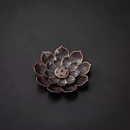 1Pcs Porous Lotus Incense Insertion Zen Line Lncense Lnsertion Seat Accessories Sandalwood Burner Lncense Plate Tray - aqcollective